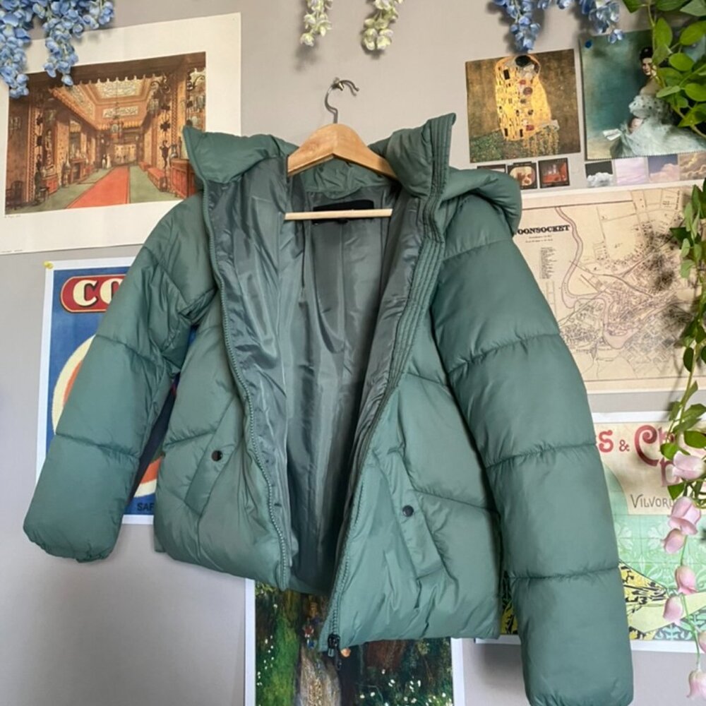 Vero Moda Green/Teal Puffer Jacket